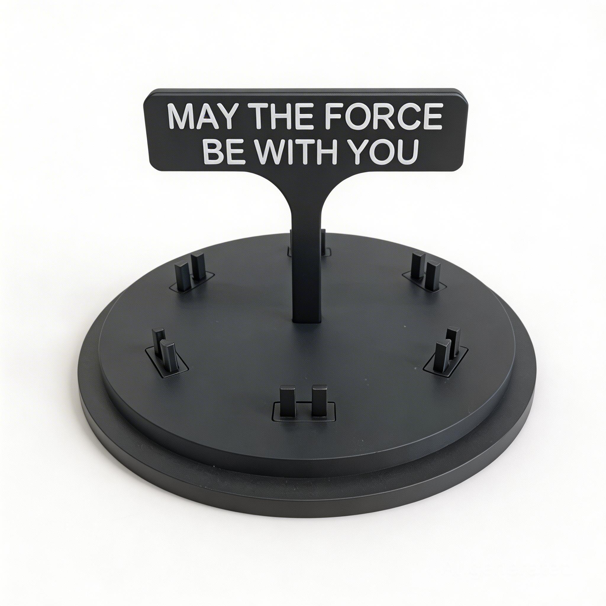 6 Minifigure turn table stand